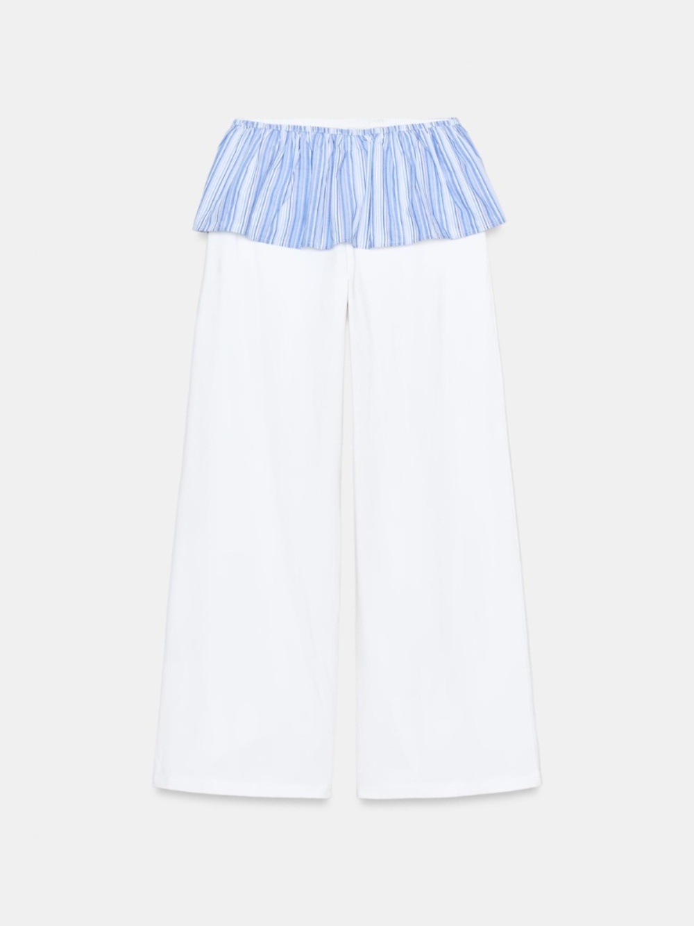 STRAIGHT LEG RUFFLE PANTS - Picture 3 of 6